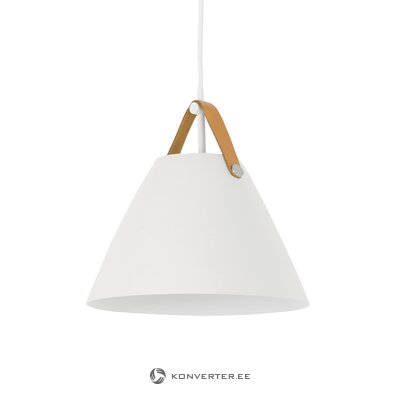 White pendant light strap (design for the people) intact