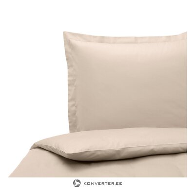 Beige cotton bedding set (premium) intact