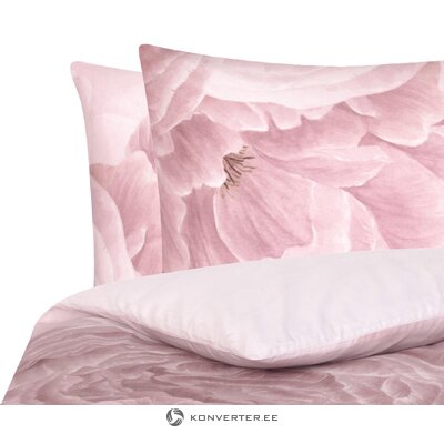 Rozā ziedu gultas veļas komplekts (rosario) neskarts