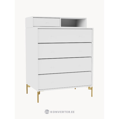 Balta kumode (montana mēbeles) (vesels, vesels)