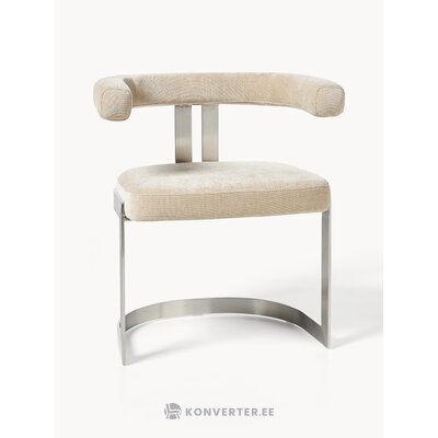 Gaiši bēšs konsoles krēsls (gianni) (vesels, vesels)