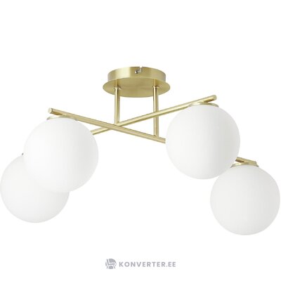 Balta un zelta griestu lampa (Atlanta) ar kosmētiskiem defektiem.