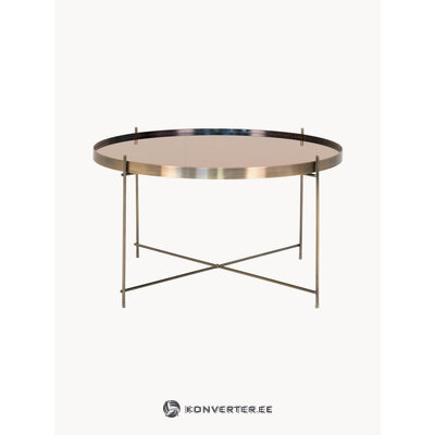 Golden coffee table Venezia (House Nordic) with cosmetic flaws.