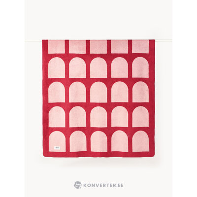 Punainen kuviollinen ruutukangas gilli (noo.ma)150x200