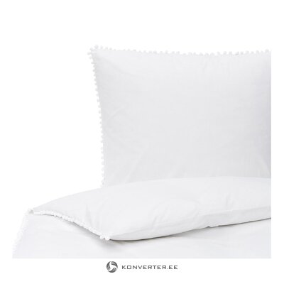 White cotton bedding set (bommy), intact, in box