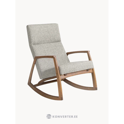 Vaaleanharmaa nojatuoli kerstin (angel cerdá)