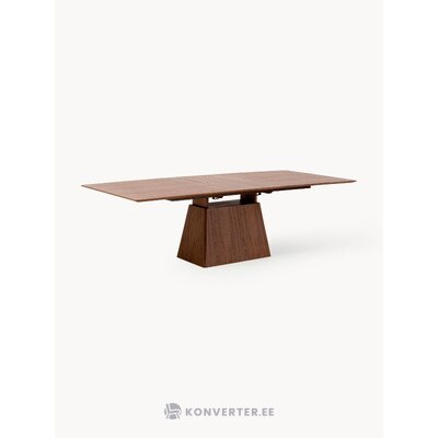 Ruskea jatkettava ruokapöytä Benvenuto (karkea muotoilu) 200-250x110