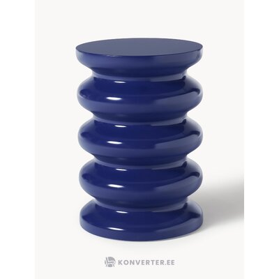 Синий круглый журнальный столик (illy) с изъяном