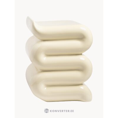 Light beige coffee table pillar whip (&amp;k amsterdam)