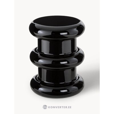 Black design coffee table pilastro (kartell)