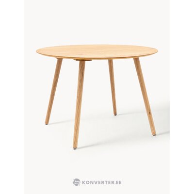 Светло-коричневый круглый обеденный стол Hatfield (галерея напрямую) d=110