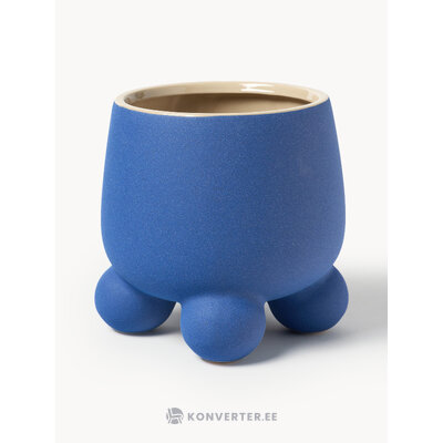 Mėlynas gėlių vazonas (olea)