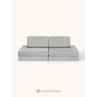 Pilka vaikų žaidimų sofa Mila (Funzy)
