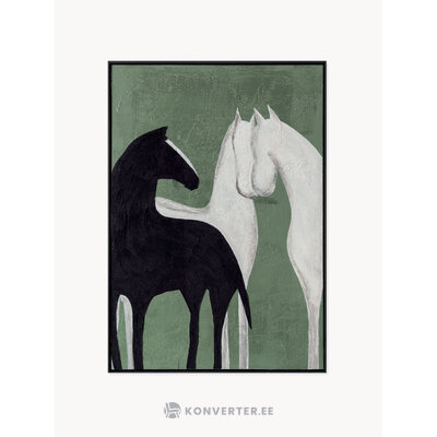 Kontrastinga sienų freska (agava)