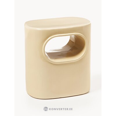 Бежевый овальный журнальный столик (hkliving)