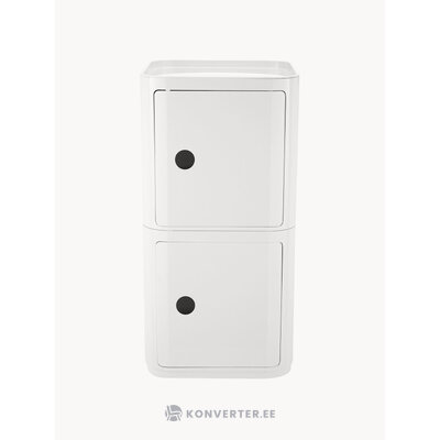 Baltas dizaino naktinis staliukas (komponibili) (kartell)