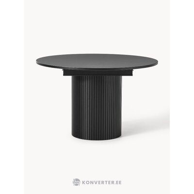 Melns izvelkams ēdamgalds (filo) 120/160x120