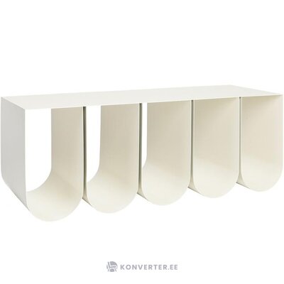 Balta metāla dizains rozā izliekts (Kristina Dam)