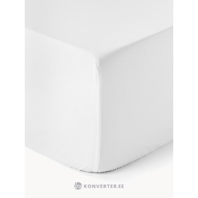 Balta kokvilnas palags ar gumiju (elsie) 160x200