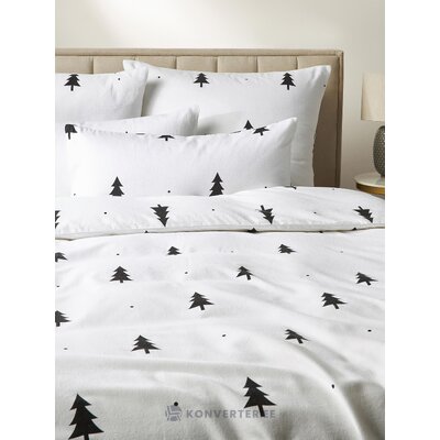 Kokvilnas segas pārvalks (Ziemassvētku eglīte) 135x200