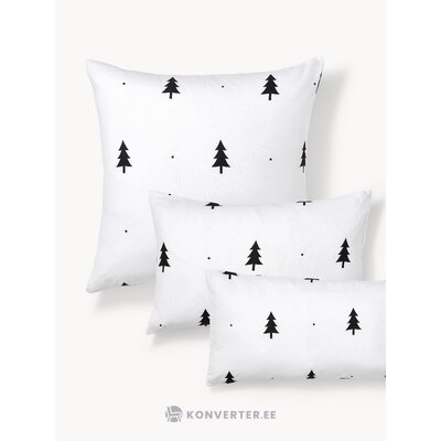 Kokvilnas spilvendrāna (eglīte) 80x80