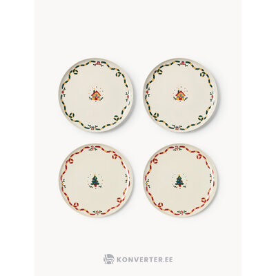 Vakariņu šķīvji 4 gab. (cutemas)