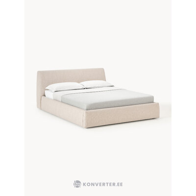 Šviesiai smėlio spalvos lova (debesis) 140x200