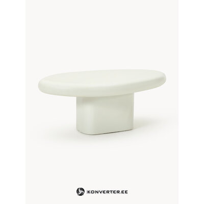 White Oval Coffee Table (Anaya)