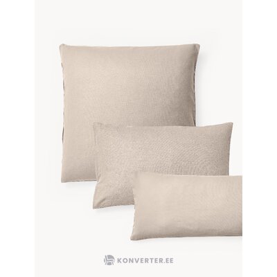 Vaaleanbeige puuvillatyynyliina (Biba) 40x30