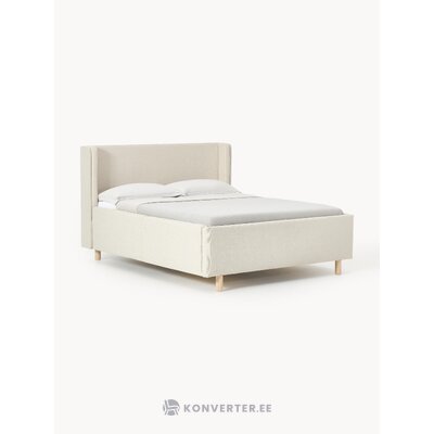 Light Beige Upholstered Bed (Arche) 160x200