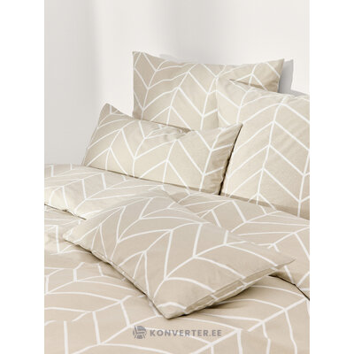 Beež Puuvillane Mustriga Tekikott (Mirja)220x240