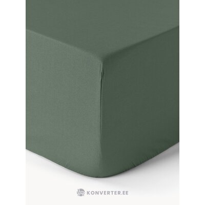 Tumeroheline Puuvillane Kummiga Voodilina (Elsie)140x200