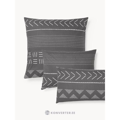 Mustriga Puuvillane Padjapüür (Kohana)40x80