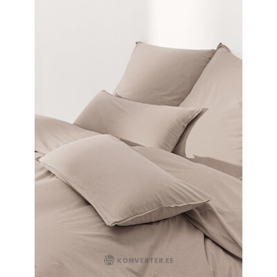 Beige puuvillapussilakanasetti (Debbie) 135x200