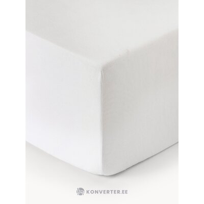 Valge Puuvillane Kummiga Voodilina (Biba)200x200