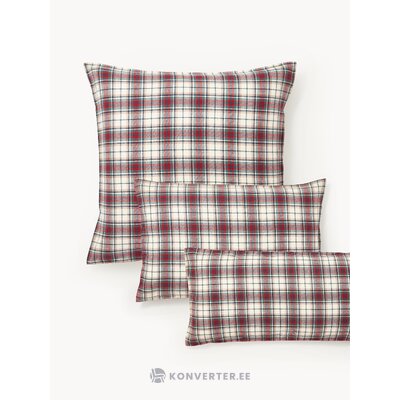 Mustriga Puuvillane Padjapüür (Linsay)50x80