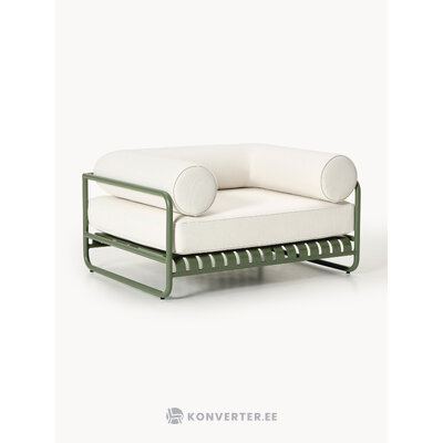 Baltzaļš dārza krēsls (Caio)