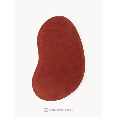 Sarkans īpašas formas vilnas paklājs (Kadey) 150x230