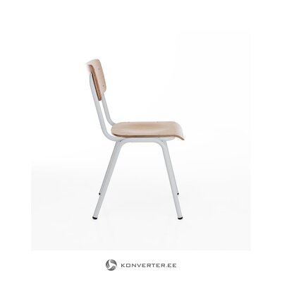 Ruskea ja valkoinen tuoli old school (tomasucci)