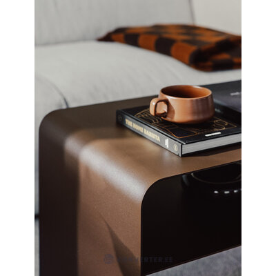 Brown Coffee Table Cosmo (Metallbude)
