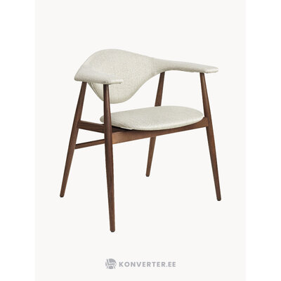 Light Beige-Brown Armchair Masculo (Gubi)