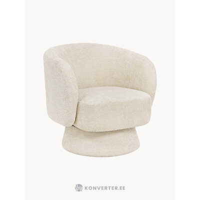 Vaaleanbeige verhoiltu nojatuoli Julienne (Bizzotto)