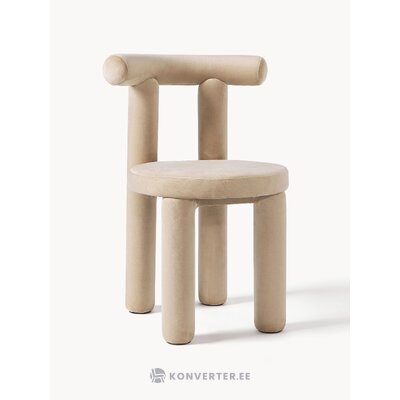 Beige Upholstered Chair (Calan)