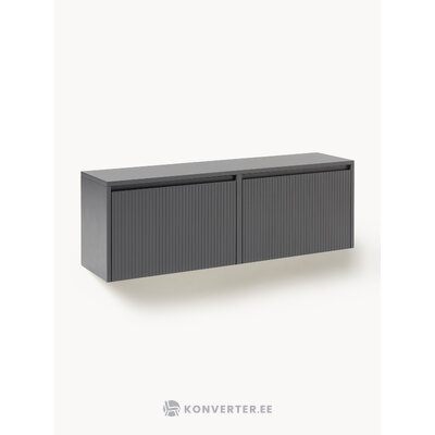 Grey Wall Mounted Shoe Cabinet (Shea)