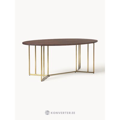 Rudas ovalus valgomojo stalas (Luca) 180x100