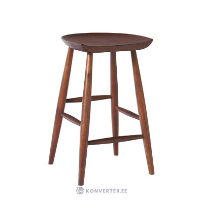 Tamsiai ruda mango medienos baro kėdė (Nino), aukštis = 66