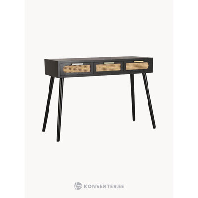 Musta konsolipöytä Josine (Bizzotto)