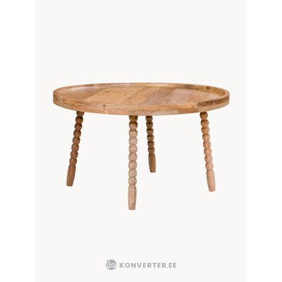 Apvalus medžio masyvo kavos staliukas „Jammu“ (House Nordic)
