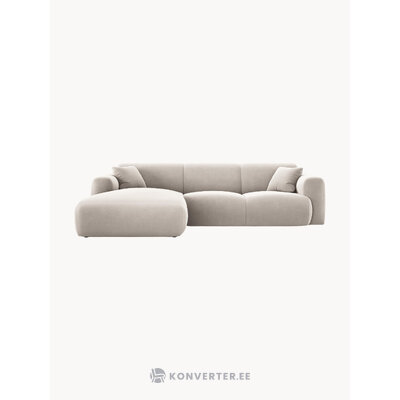 Vaaleanharmaa kulmasohva Nolio (Besolux)