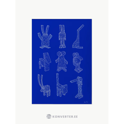 Sienas glezna "Atgriezti dzīvnieki" (Paper Collective)